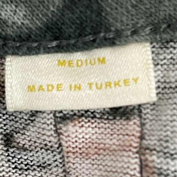 Anthropologie Maeve muted floral puff sleeve top blouse size M casual office - Picture 7 of 16